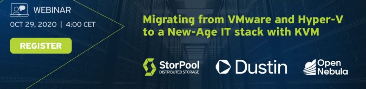 Webinar: Migrating from VMware and Hyper-V to a New-Age IT stack with KVM